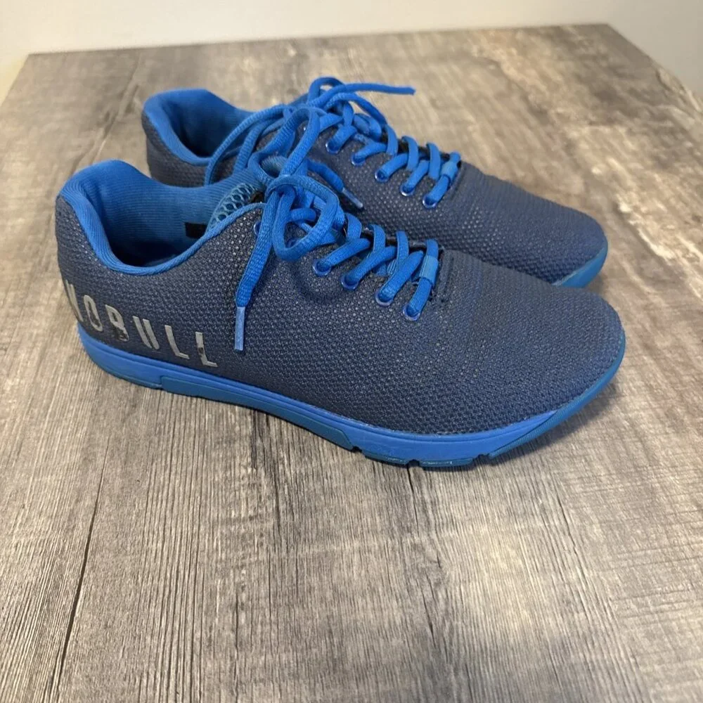 NoBull Unisex Blue Cross Training Shoes Sneakers‎ Men's 6.5 Women's 8 *Read*
